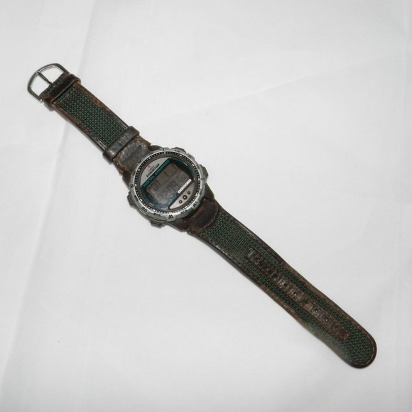 Timex Expedition Digital Watch Men Silver Tone Compass Indiglo 100M New Battery - Picture 4 of 11